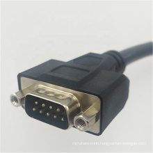 Hight Quality Serial Cable DB15 Female to DB9 Female Cable VGA Cables Projector Computer Monitor Gold Plated Black ROHS POLYBAG